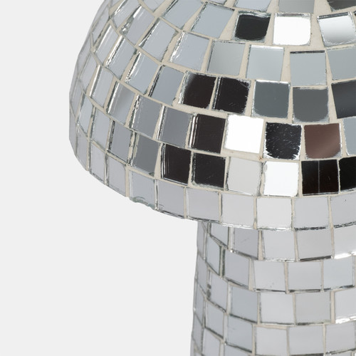 Sagebrook Home 9" Mosaic Mushroom Silver Wishlist Create New