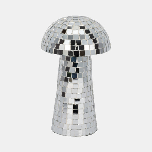 sagebrook home 9" Mosaic Mushroom Silver Wishlist Create New