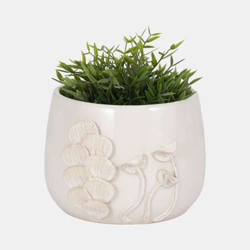 Sagebrook Home 9" Mushroom Applique Planter Ivory Wishlist Create New