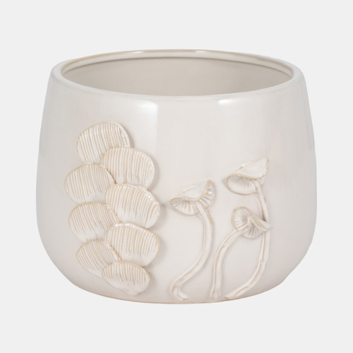 sagebrook home 9" Mushroom Applique Planter Ivory Wishlist Create New