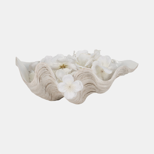 Sagebrook Home 9" Pearlized Shell Bowl Ivory Wishlist Create New