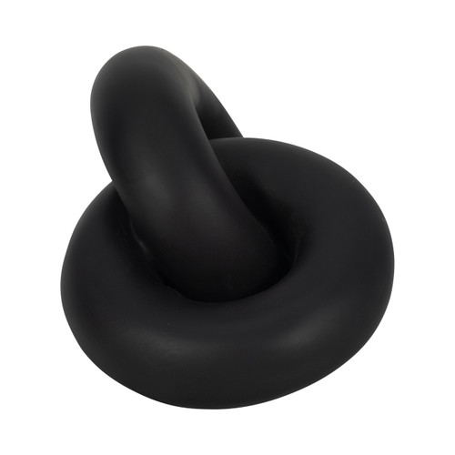 Sagebrook Home 9" Resin Knot Decor Black Wishlist Create New