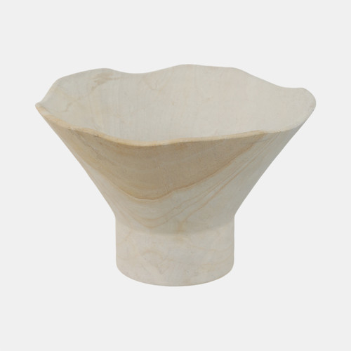 sagebrook home 9" Sandstone Pedestal Bowl Tan Wishlist Create New