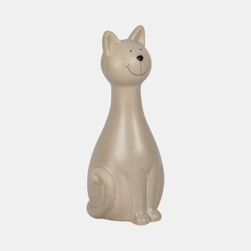 Sagebrook Home 9" Skinny Sitting Kitty Grey Wishlist Create New