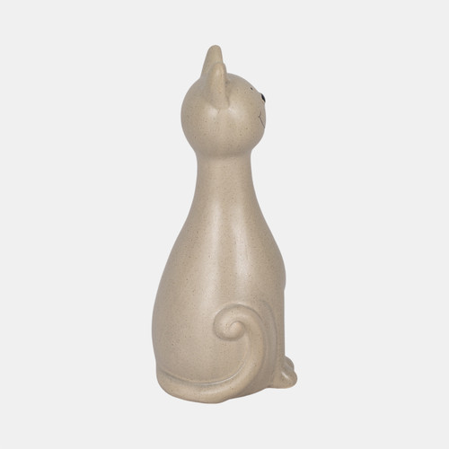 Sagebrook Home 9" Skinny Sitting Kitty Grey Wishlist Create New