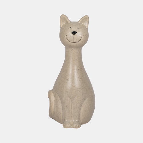 sagebrook home 9" Skinny Sitting Kitty Grey Wishlist Create New