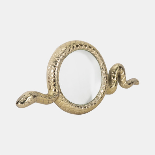 Sagebrook Home 9" Snake Magnifying Glass Gold Wishlist Create New