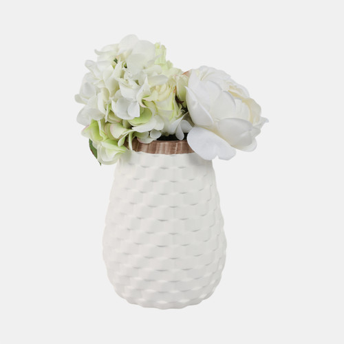 Sagebrook Home 9" Textured Vase White Wishlist Create New