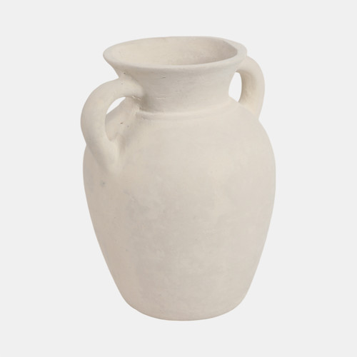 Sagebrook Home 9" Vase With Handles Paper Mache Ivory Wishlist Create New