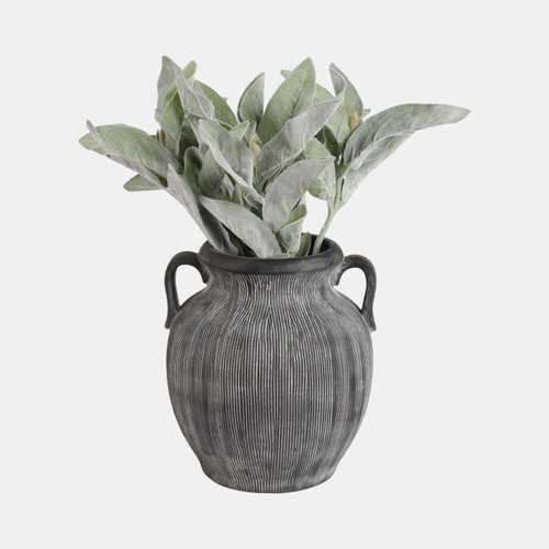 Sagebrook Home 9" Weathered Jug With Handles Black Wishlist Create New