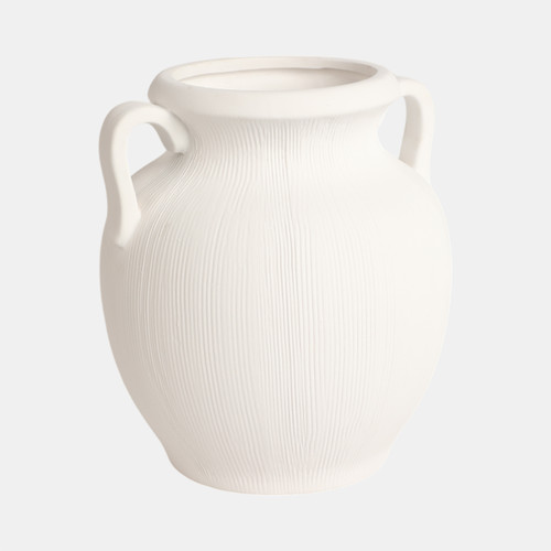Sagebrook Home 9" Weathered Jug With Handles White Wishlist Create New