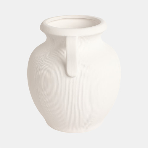 Sagebrook Home 9" Weathered Jug With Handles White Wishlist Create New