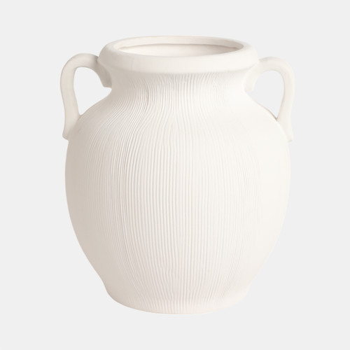 sagebrook home 9" Weathered Jug With Handles White Wishlist Create New