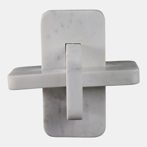 Sagebrook Home 9" White Marble Knot White Wishlist Create New