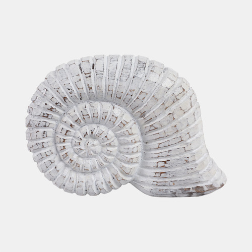 Sagebrook Home 9" Wooden Snail Decor Wht Wishlist Create New