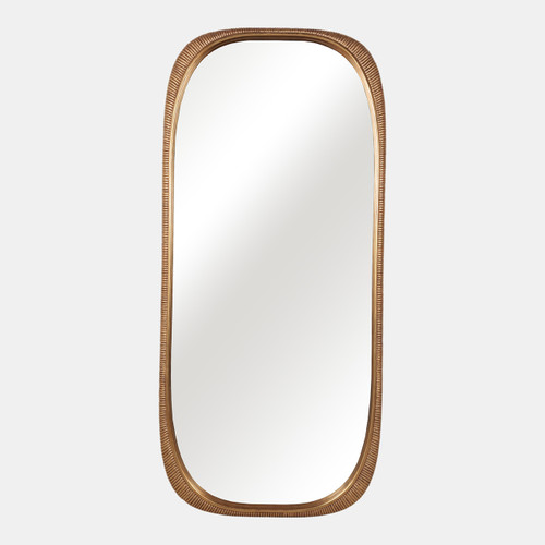 sagebrook home 90x42" Ribbed Curved Mirror Gold Wishlist Create New