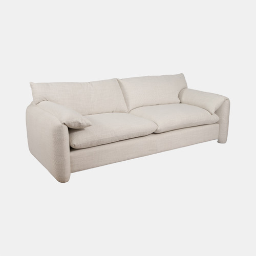sagebrook home 94" Casper Sofa Ivory Wishlist Create New
