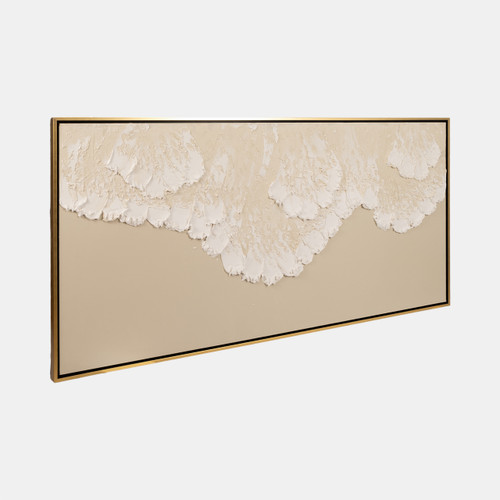 Sagebrook Home 95x47 Hand Painted Tidal Waves Tan Wishlist Create New