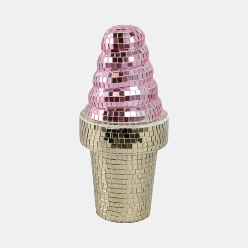 Sagebrook Home 9x4" Mirror Mosaic Ice Cream Multi Wishlist Create New