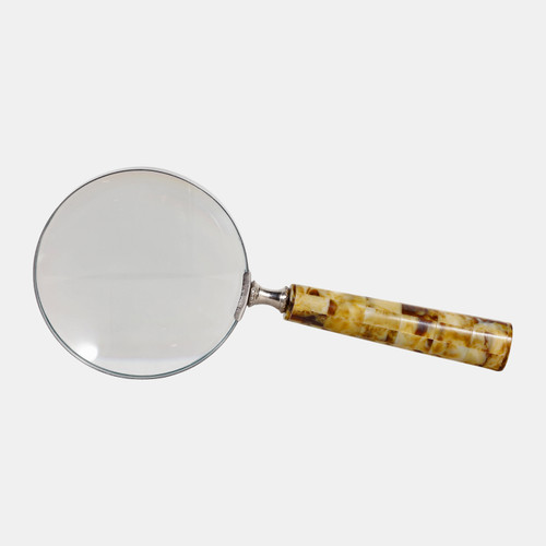 Sagebrook Home 9x4" Tortoise Handle Magnifying Glass Brown Wishlist Create New