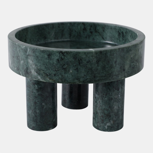 sagebrook home 9x6" Marble Bowl On 3 Feet Green Wishlist Create New