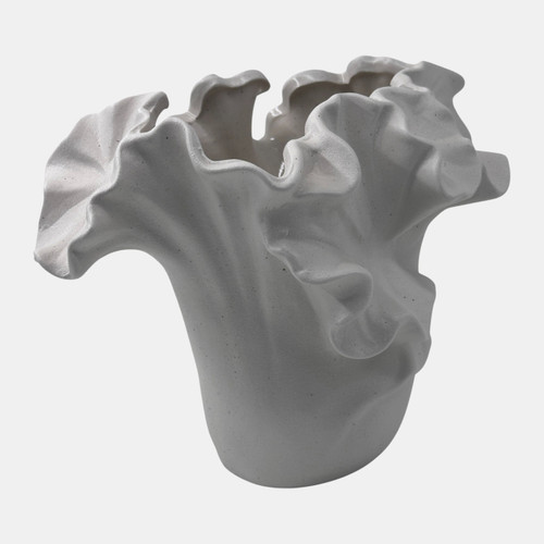 Sagebrook Home 9x7" Flutter Vase White Wishlist Create New