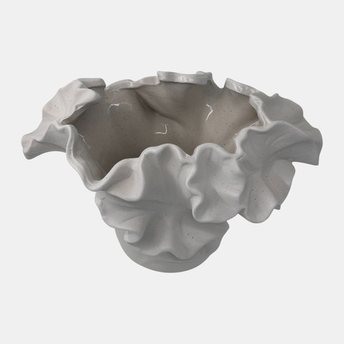 Sagebrook Home 9x7" Flutter Vase White Wishlist Create New