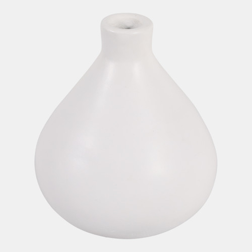 Sagebrook Home 9x8" Rounded Terracotta Vase White Wishlist Create New