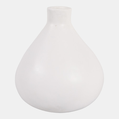 sagebrook home 9x8" Rounded Terracotta Vase White Wishlist Create New