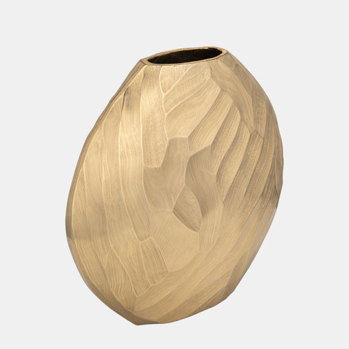 Sagebrook Home Aluminum 10"h Hammered Vase Champagne Wishlist Create New