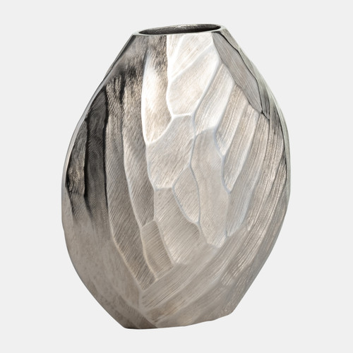 Sagebrook Home Aluminum 10"h Hammered Vase Silver Wishlist Create New