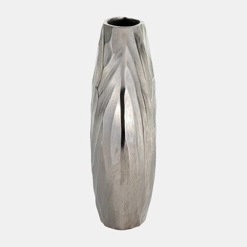 Sagebrook Home Aluminum 10"h Hammered Vase Silver Wishlist Create New
