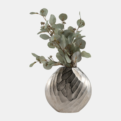 Sagebrook Home Aluminum 10"h Hammered Vase Silver Wishlist Create New