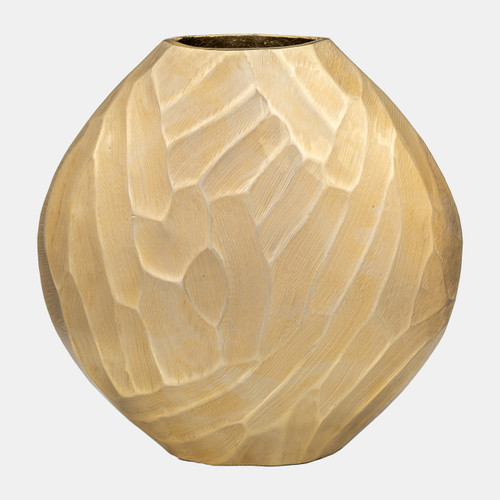 sagebrook home Aluminum 14"h Hammered Vase Champagne Wishlist Create New