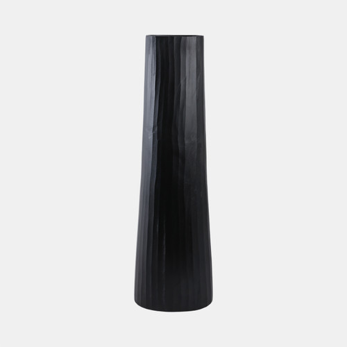 sagebrook home Aluminum 36" Textured Vase Matte Black Wishlist Create New