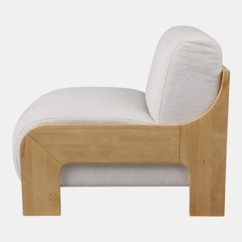 Sagebrook Home Armless Modern Accent Chair Ivory Wishlist Create New