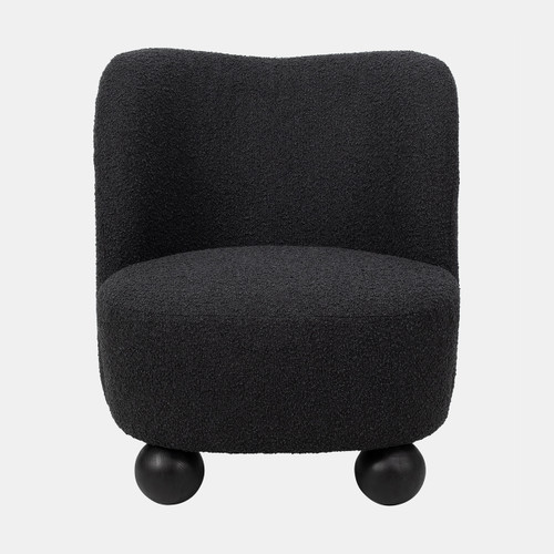 Sagebrook Home Ball-foot Accent Chair Black Wishlist Create New