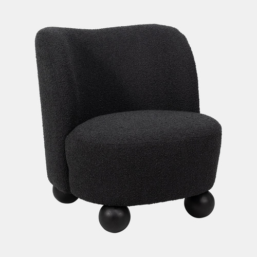 sagebrook home Ball-foot Accent Chair Black Wishlist Create New