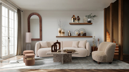 Sagebrook Home Ball-foot Accent Chair Ivory Wishlist Create New