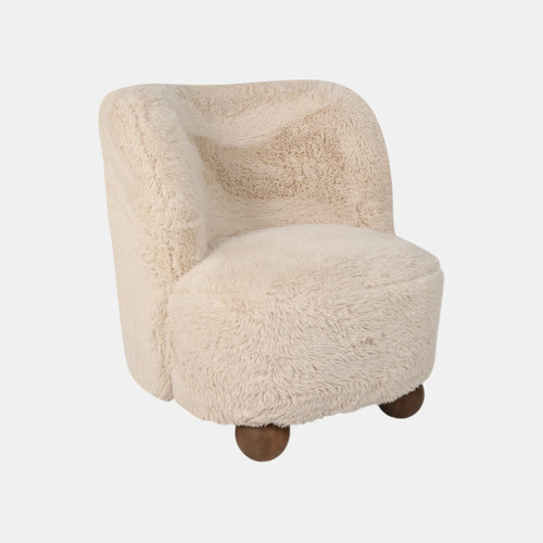 sagebrook home Ball-foot Accent Chair Ivory Wishlist Create New