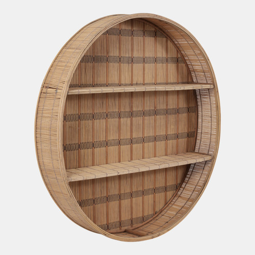 Sagebrook Home Bamboo 31'h Wall Shelf Natural Wishlist Create New