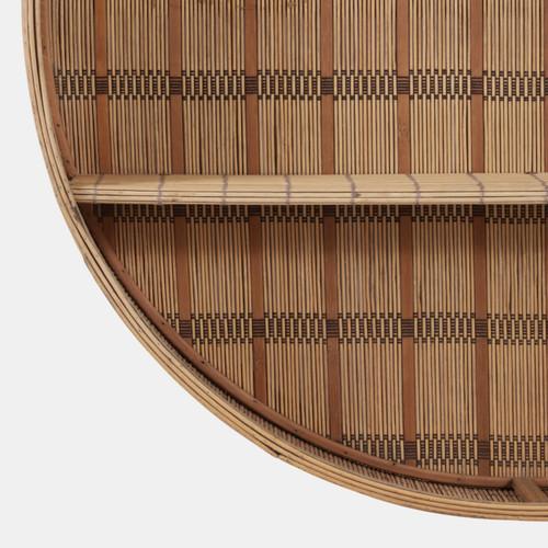 Sagebrook Home Bamboo 31'h Wall Shelf Natural Wishlist Create New