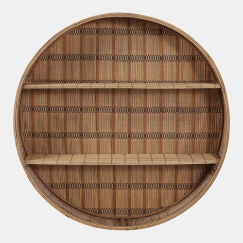 sagebrook home Bamboo 31'h Wall Shelf Natural Wishlist Create New