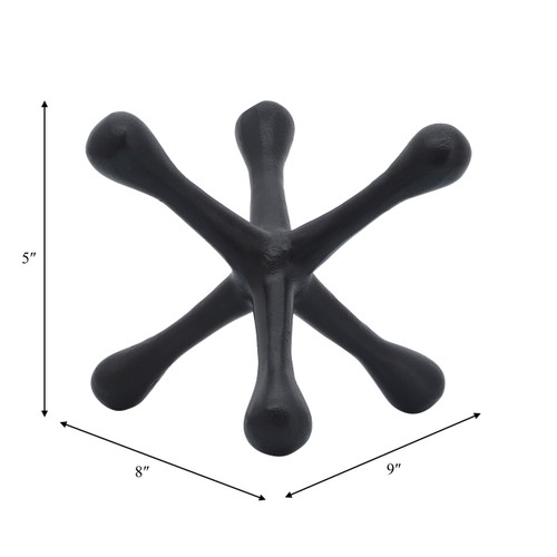 Sagebrook Home Black Metal Jacks Sculpture 8" Wishlist Create New