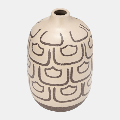 Sagebrook Home Cer 10"h Decoractive Vase Irish Cream Wishlist Create New