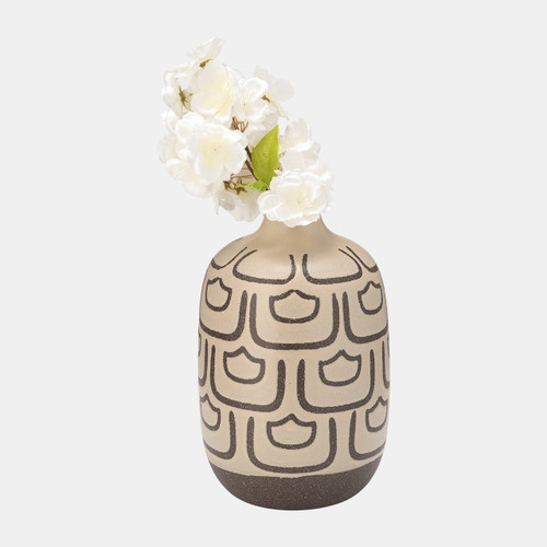 Sagebrook Home Cer 10"h Decoractive Vase Irish Cream Wishlist Create New