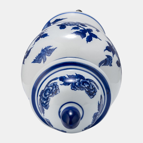 Sagebrook Home Cer 10"h Temple Jar Blue/white Wishlist Create New
