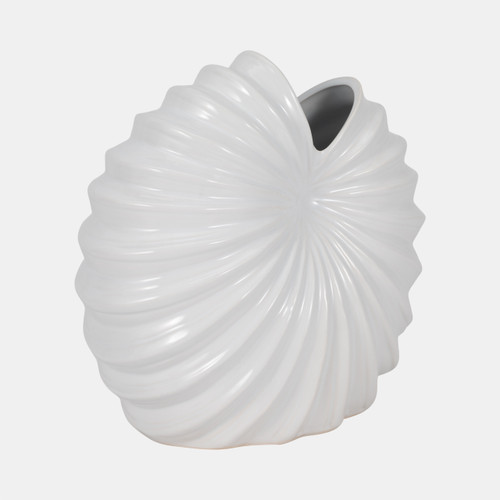 Sagebrook Home Cer 10" Shell Vase White Wishlist Create New