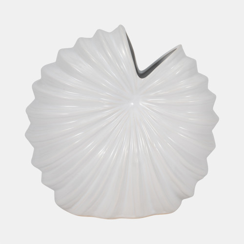 sagebrook home Cer 10" Shell Vase White Wishlist Create New
