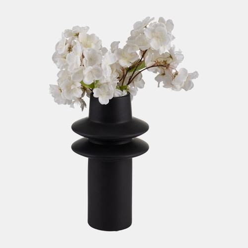 Sagebrook Home Cer 11"h Modern Vase Black Wishlist Create New